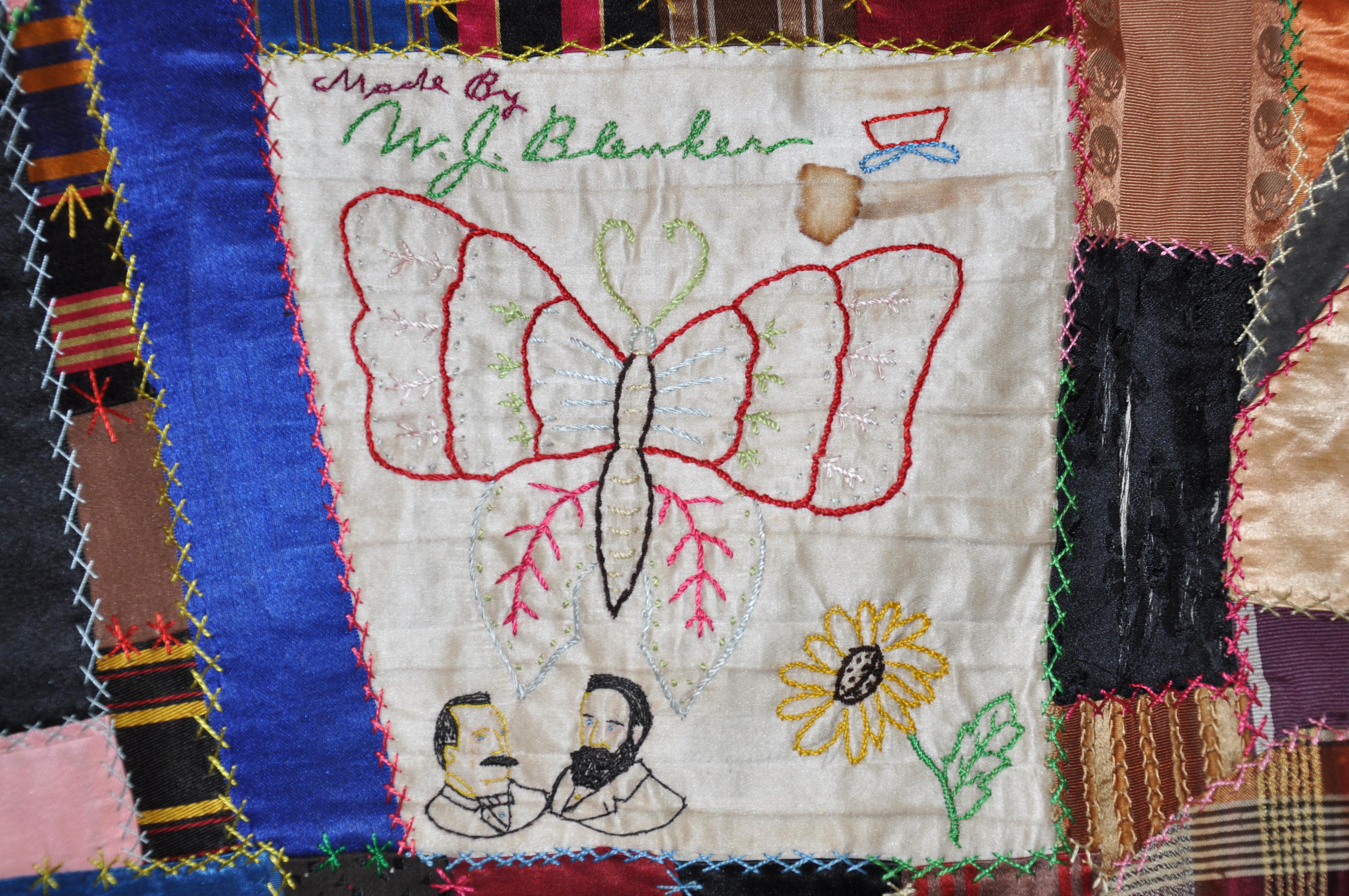 Extremely Rare and Beautifully Detailed 1800s Set of Hand-Sewn Patchwork Quilts  11