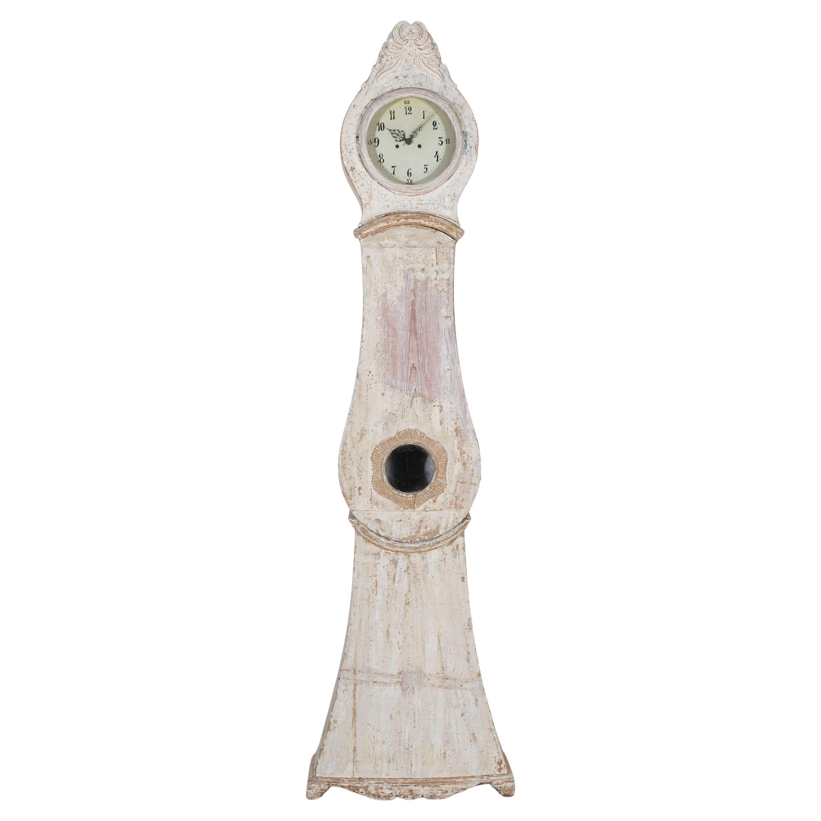 Raro reloj mora sueco de la década de 1820 con pintura y mecanismo originales en venta