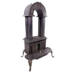 Rare 1840 G.E. Waring Parlor Stove