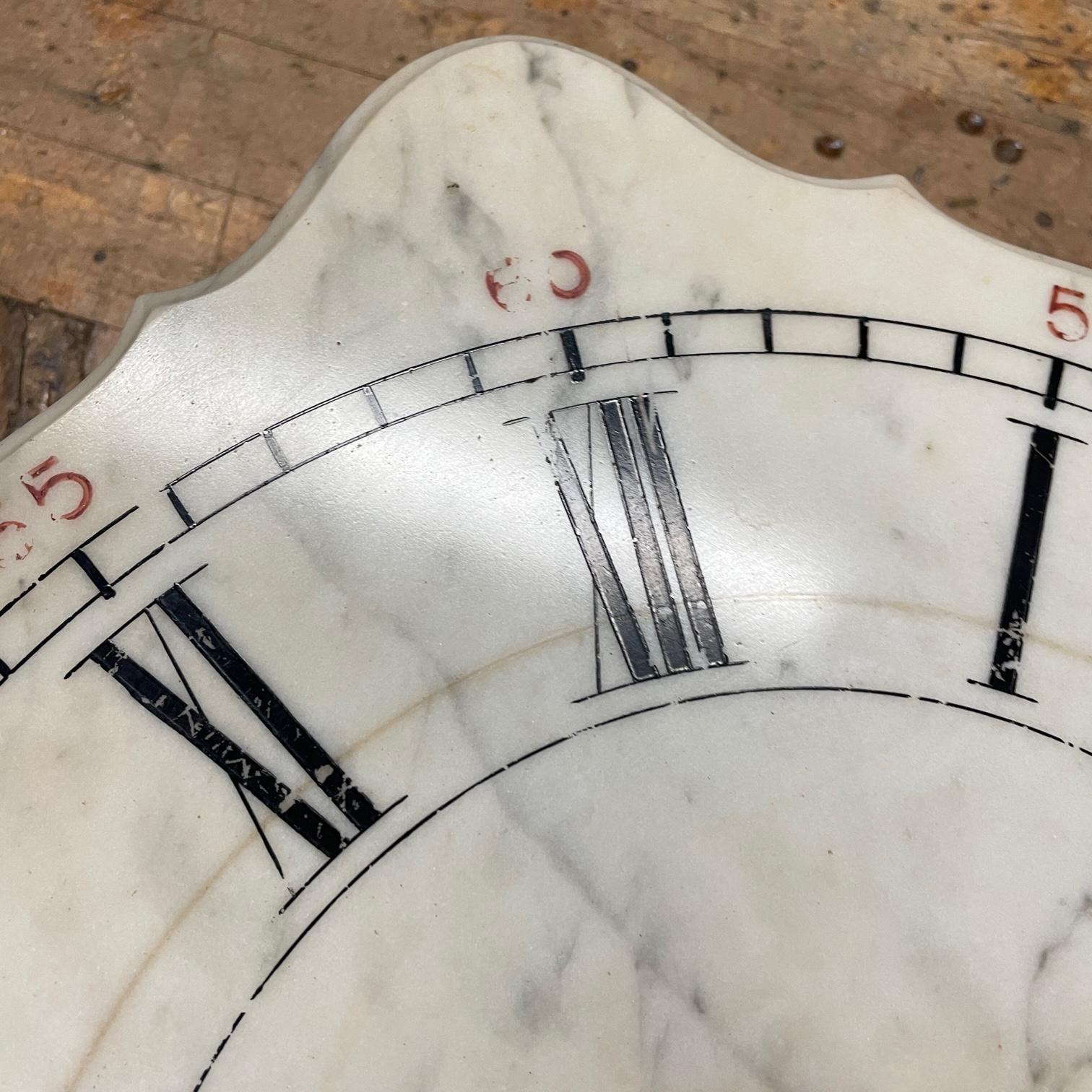 Raro 1870s E. Howard Marble Train Station Bank Municipal Clock Vintage Antique en venta 2