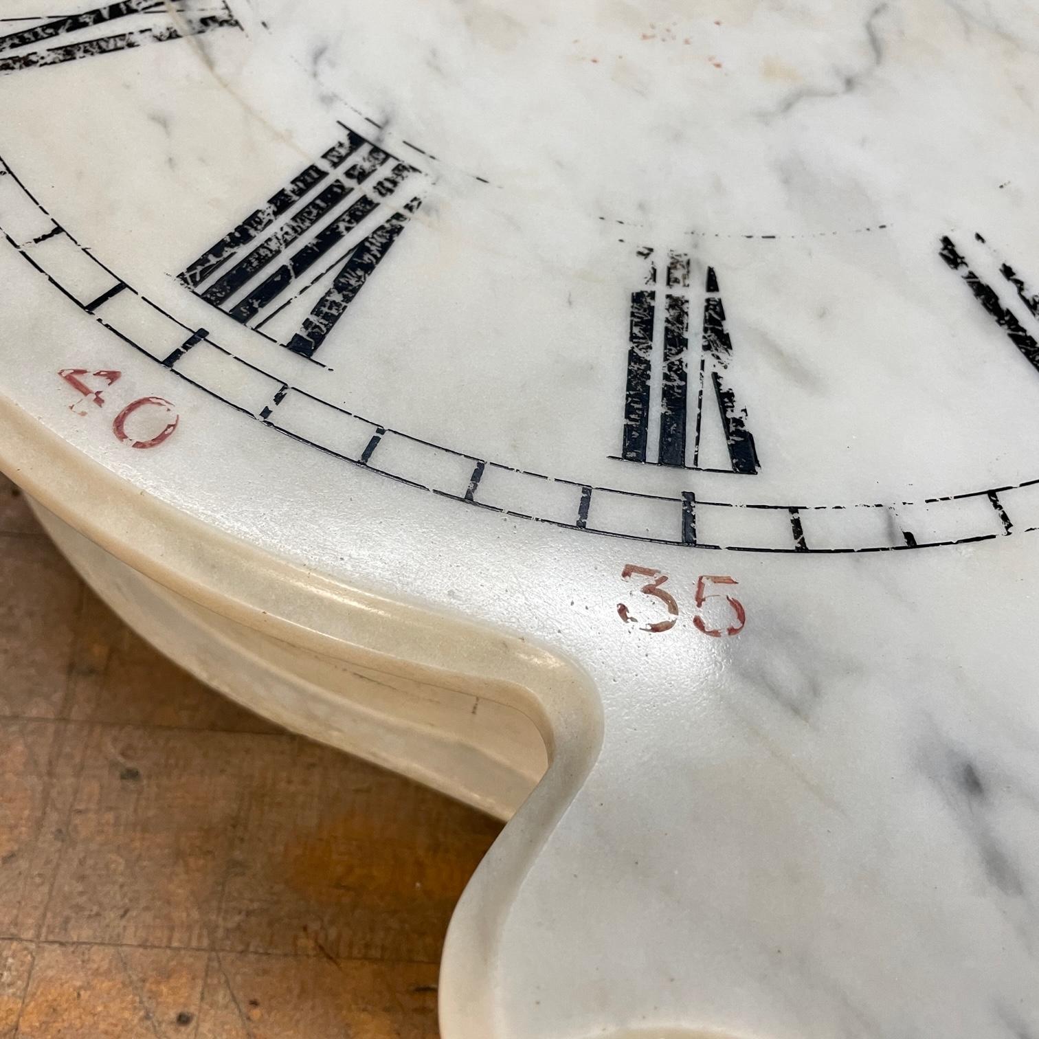 Raro 1870s E. Howard Marble Train Station Bank Municipal Clock Vintage Antique en venta 5