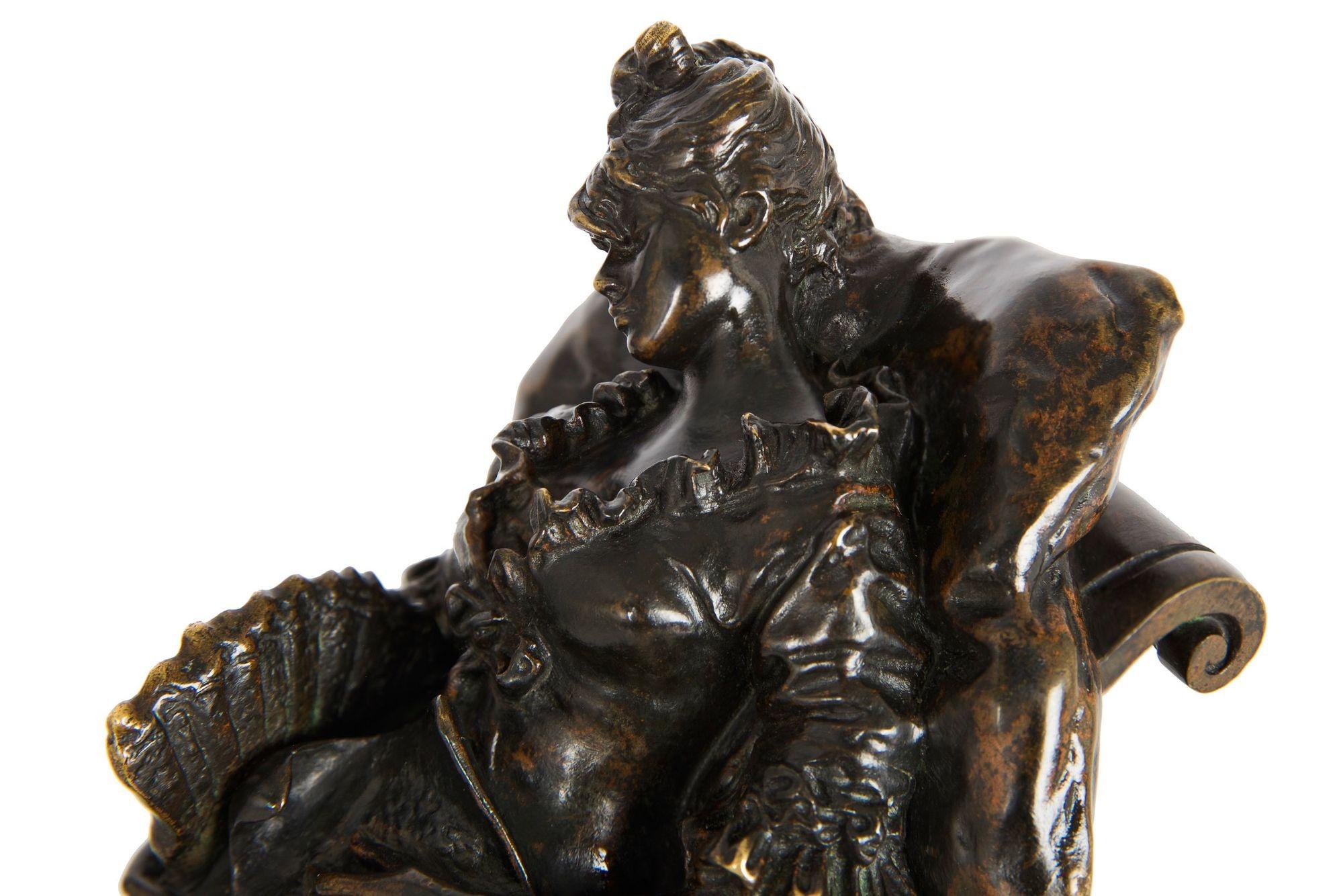 Rare sculpture française en bronze des années 1870 
