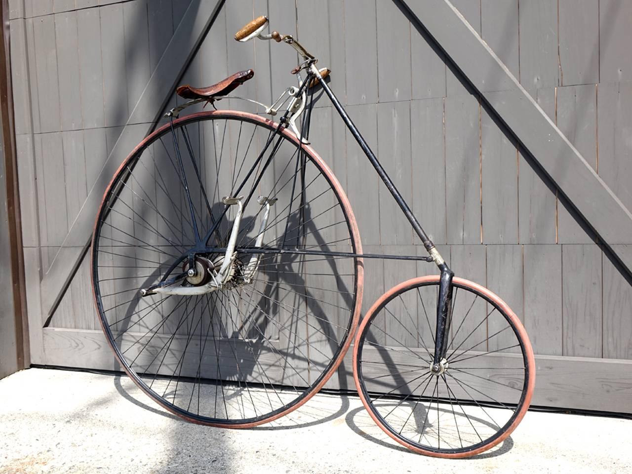 reverse penny farthing