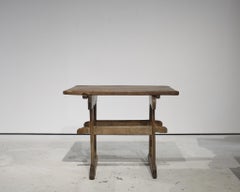 Rare 18Th C. Andorran Mountain Table Wabi Sabi