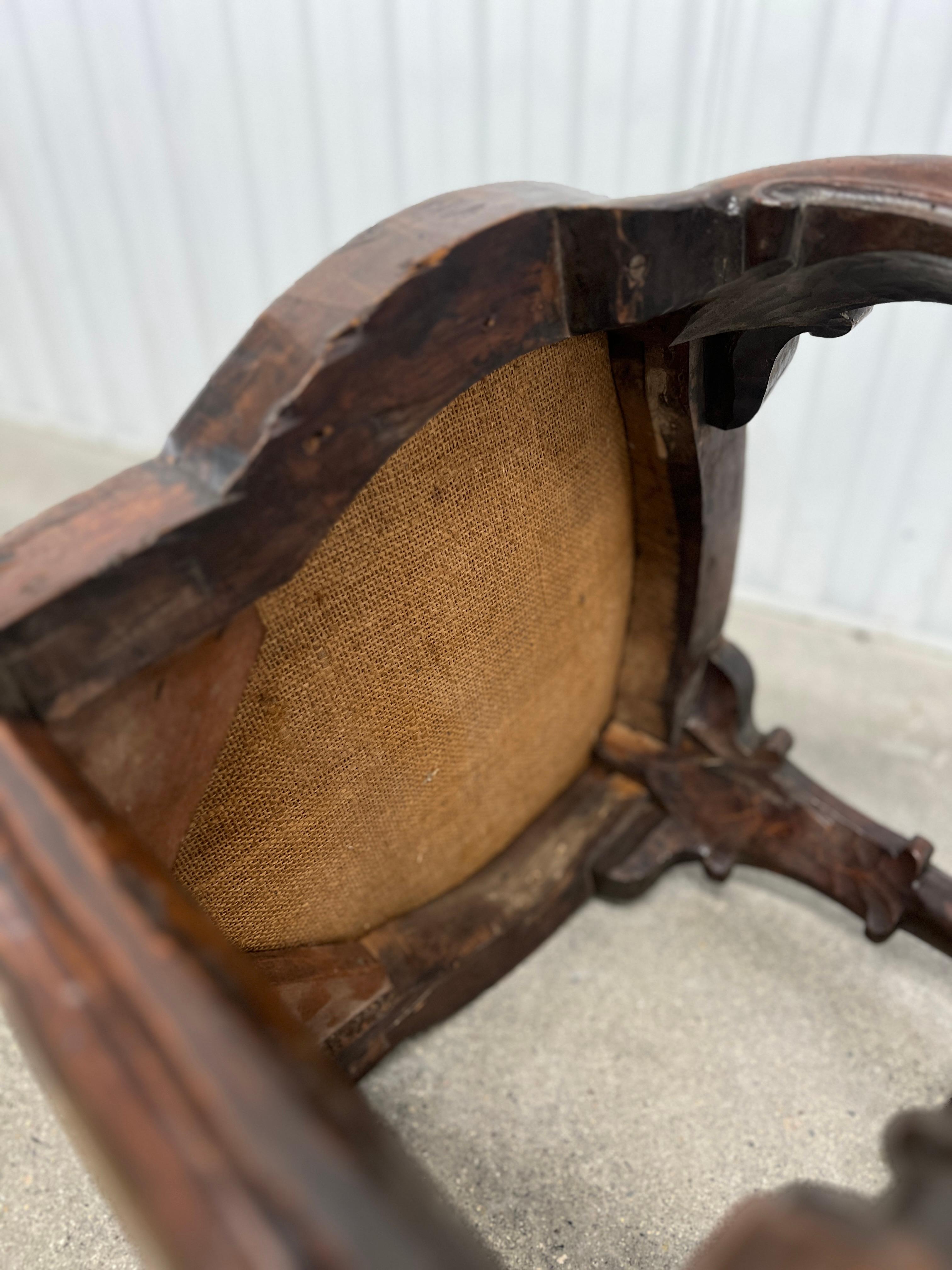 Rare, 18th Century American or Bermuda Queen Anne Side Chair For Sale 8