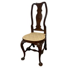Antique Rare, 18th Century American or Bermuda Queen Anne Side Chair 