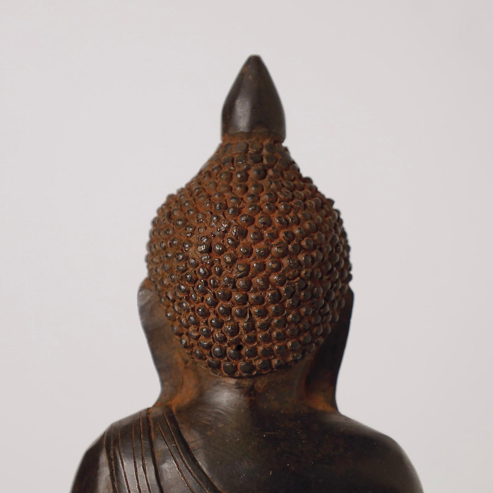 Rare 18th-Century Bronze Buddha Statue – Shan Kingdom, Burma For Sale 6