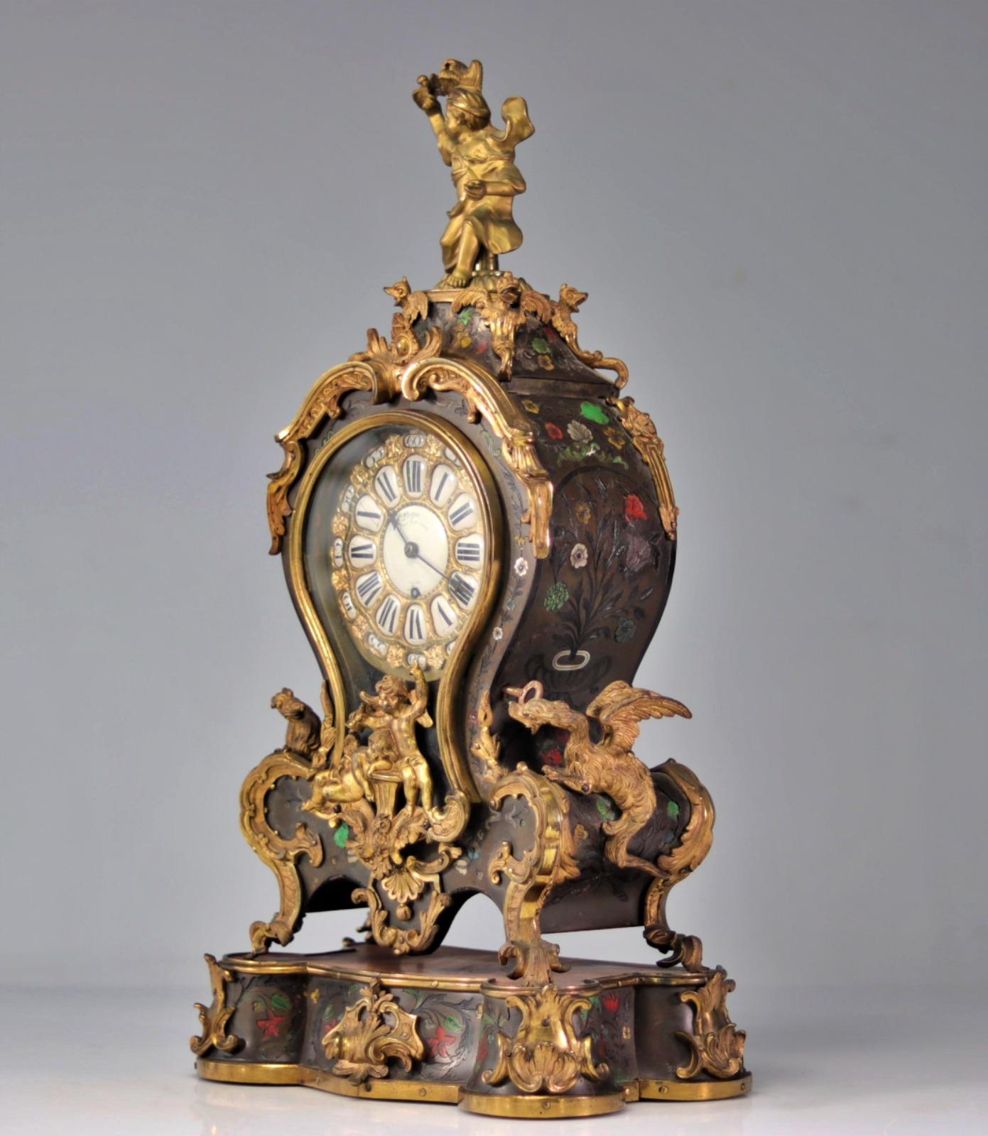 British Colonial Rare 18th Century English Clock For Sale