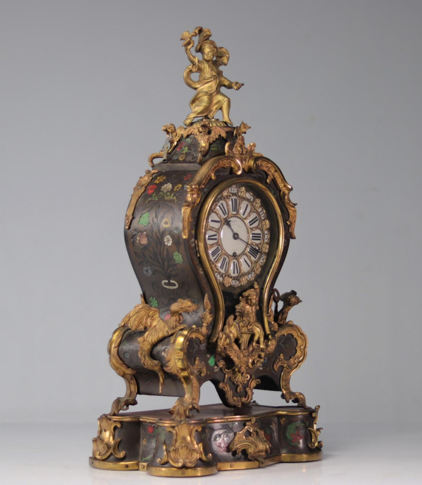 Hand-Crafted Rare 18th Century English Clock For Sale
