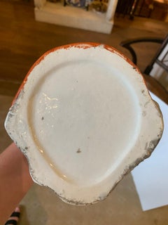 Rare 18th Century English Staffordshire Hand Painted Toby Jug, Unmarked