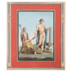 Rare 18th Century Framed Grand Tour Engraving