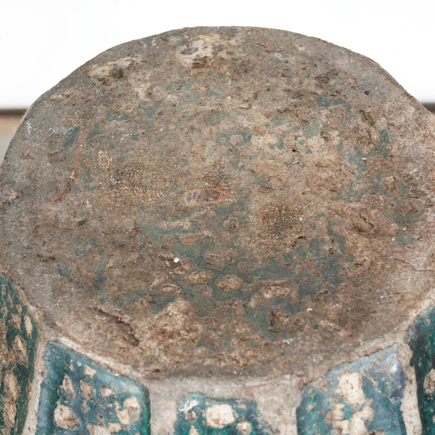 Seltener französischer glasierter Terrakotta-Krug aus dem 18. Jahrhundert Cruche du Quercy oder Walnussölkrug im Angebot 10