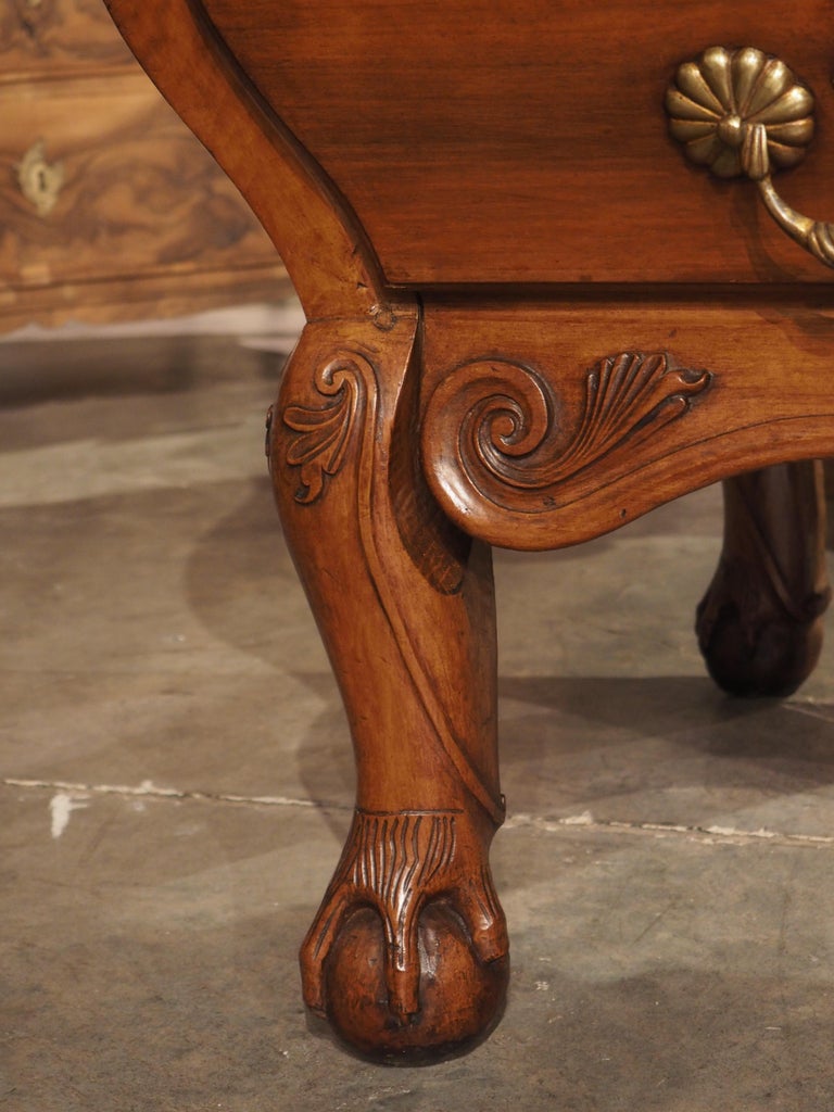 Rare 18th Century French Walnut Commode “Angouleme” with Stamped Bronze ...