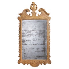 Rare 18th Century George I Gilt Gesso Mirror, circa 1720