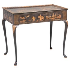 Rare 18th Century George I Period Japanned Tobacco Table