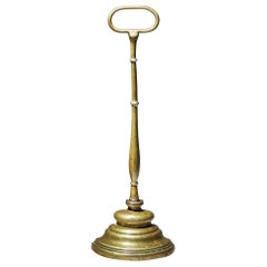 Rare 18th Century Georgian Brass Doorstop from the Reign of King George III