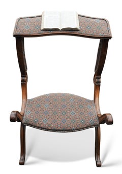 Rare 18th Century Hand-Crafted Metamorphic Savonarola Prayer Chair "Prie-Dieu"