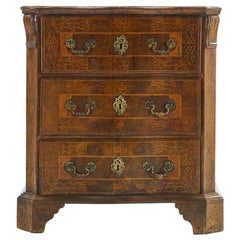 Rare 18th Century Inlaid Spanish Chest of Drawers