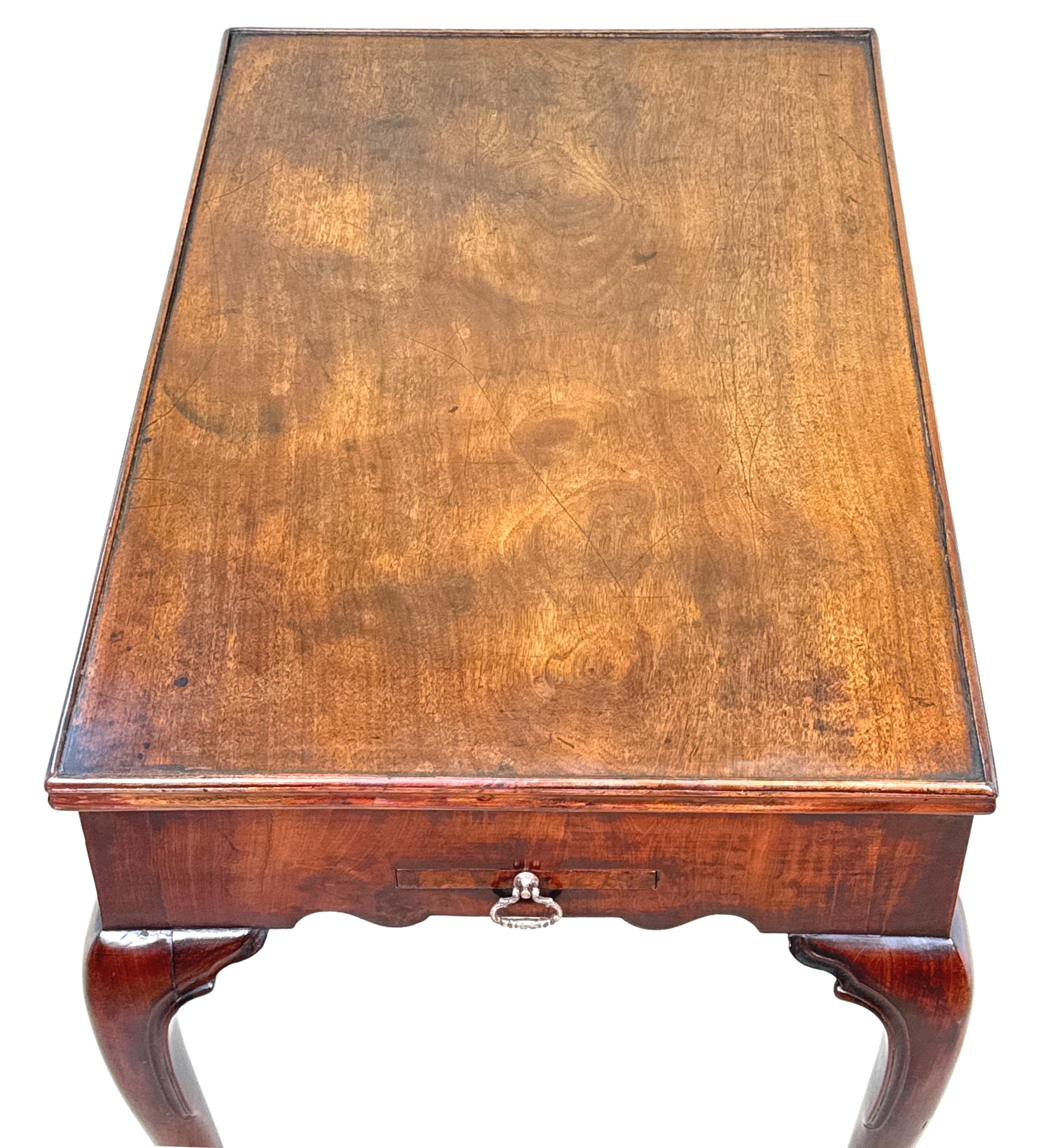 George II Rare 18th Century Mahogany Chess & Backgammon Games Table For Sale