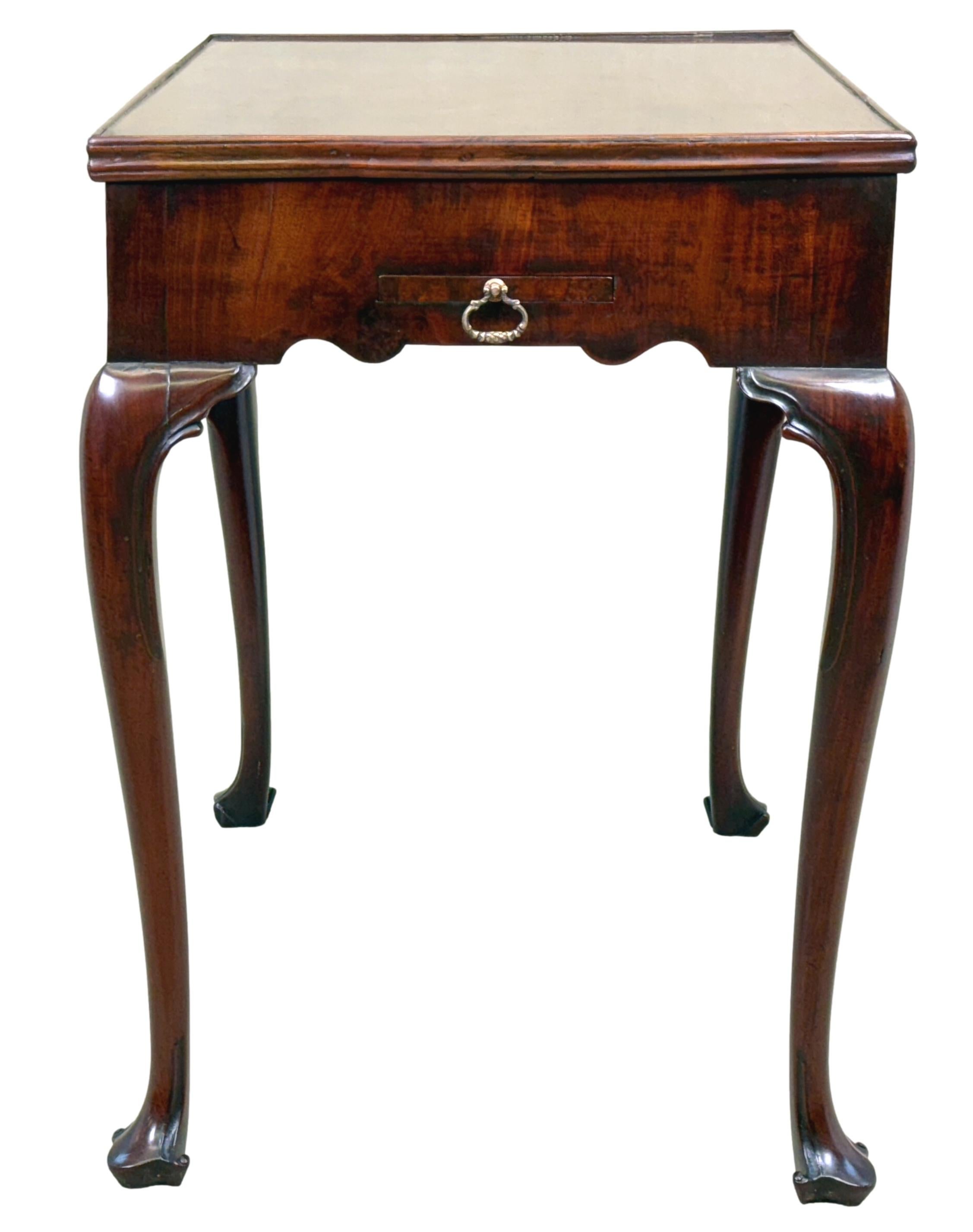 Rare 18th Century Mahogany Chess & Backgammon Games Table For Sale 1