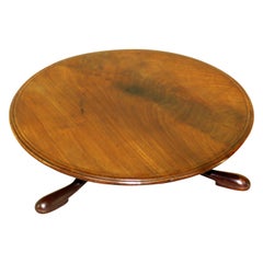 Rare 18th Century Mahogany Chippendale Period Antique Lazy Susan