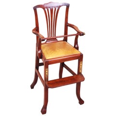 Rare 18th Century Mahogany Georgian Childs Chair