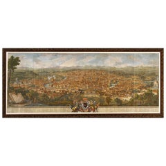 Seltenes monumentales Panorama von Rom aus dem 18. Jahrhundert von Giuseppe Vasi