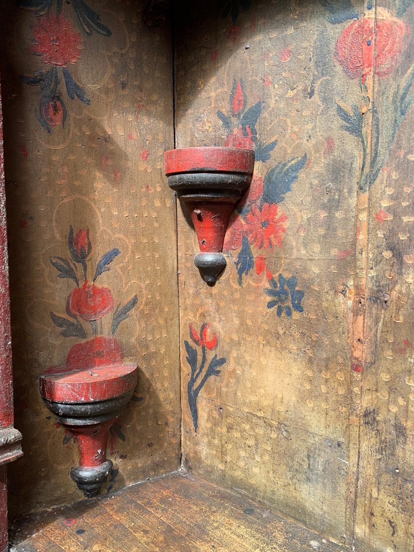 Rare sanctuaire peint du 18ème siècle en vente 1