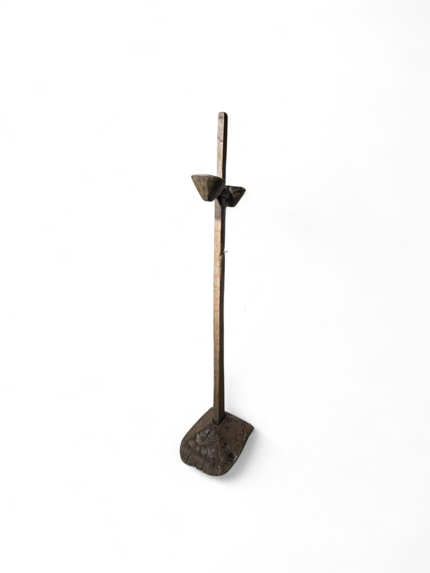 Raro cavalletto da pittore del XVIII secolo con bracci a candelabro e tavolozza in vendita 8