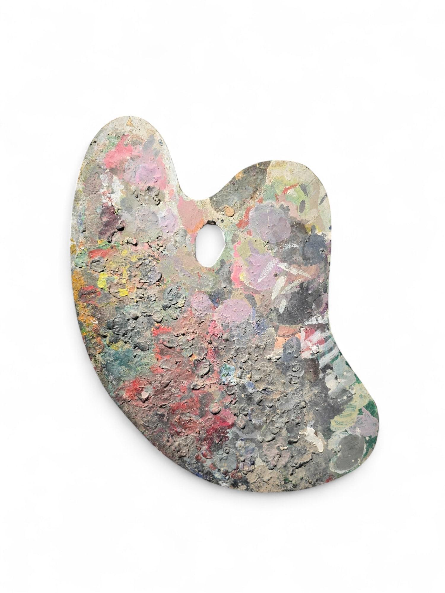 Raro cavalletto da pittore del XVIII secolo con bracci a candelabro e tavolozza in vendita 5