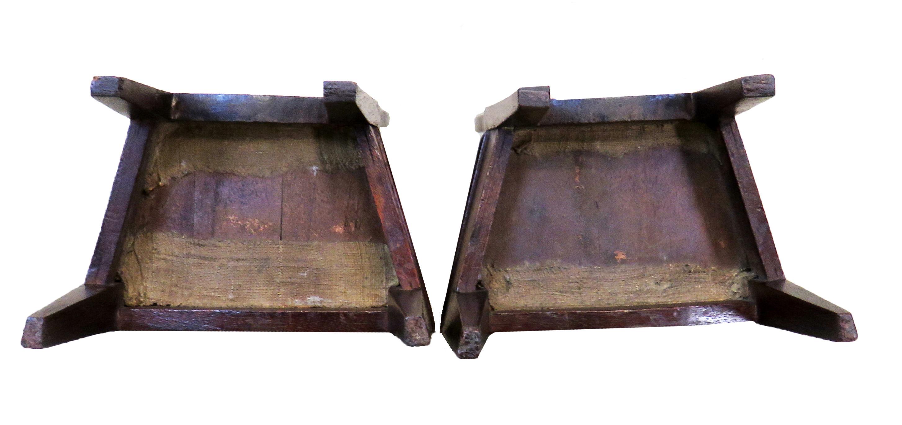 Rare 18th Century Pair of Miniature Mahogany Chairs 2