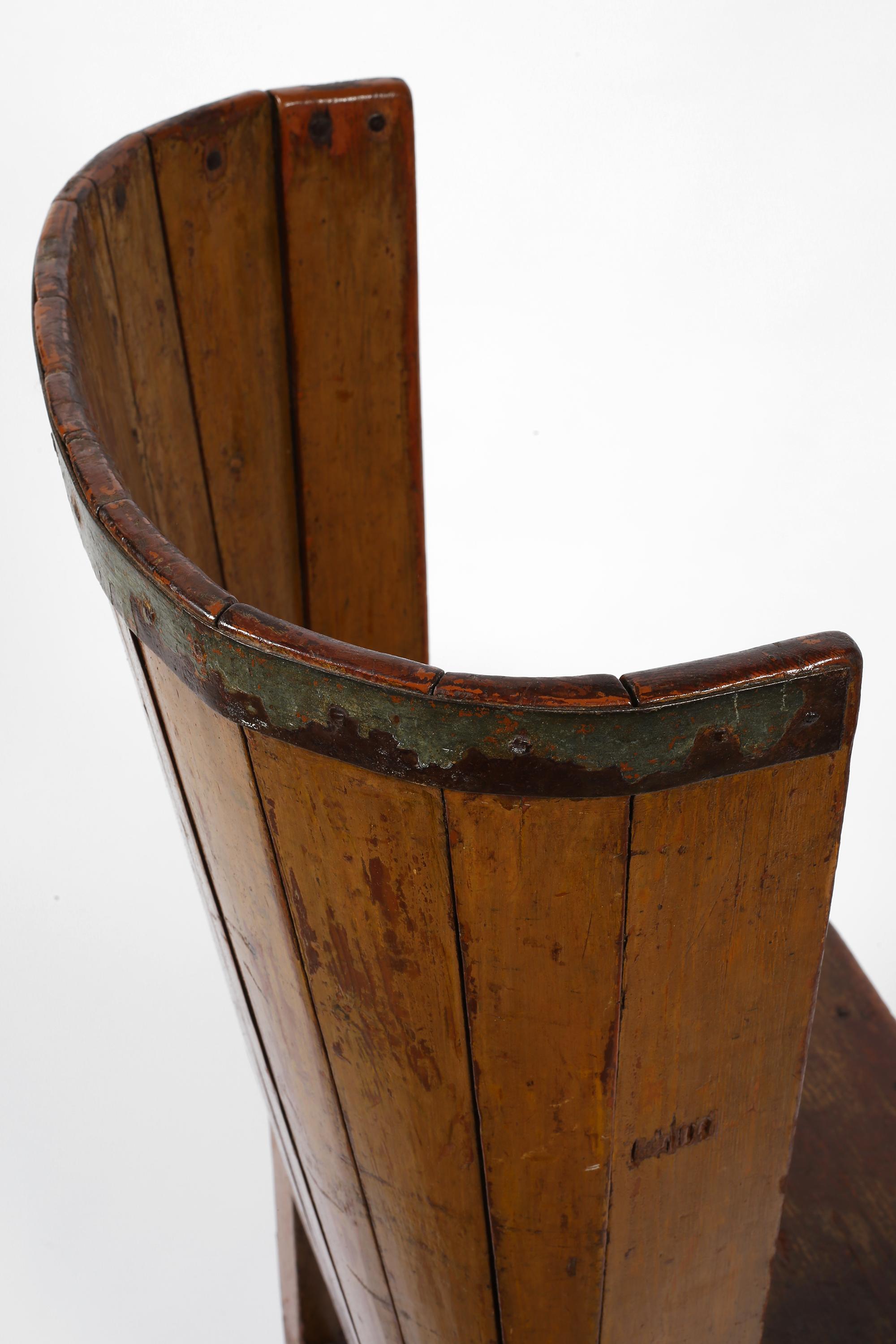 Rare chaise vernaculaire écossaise des Orcades du 18e siècle en vente 9