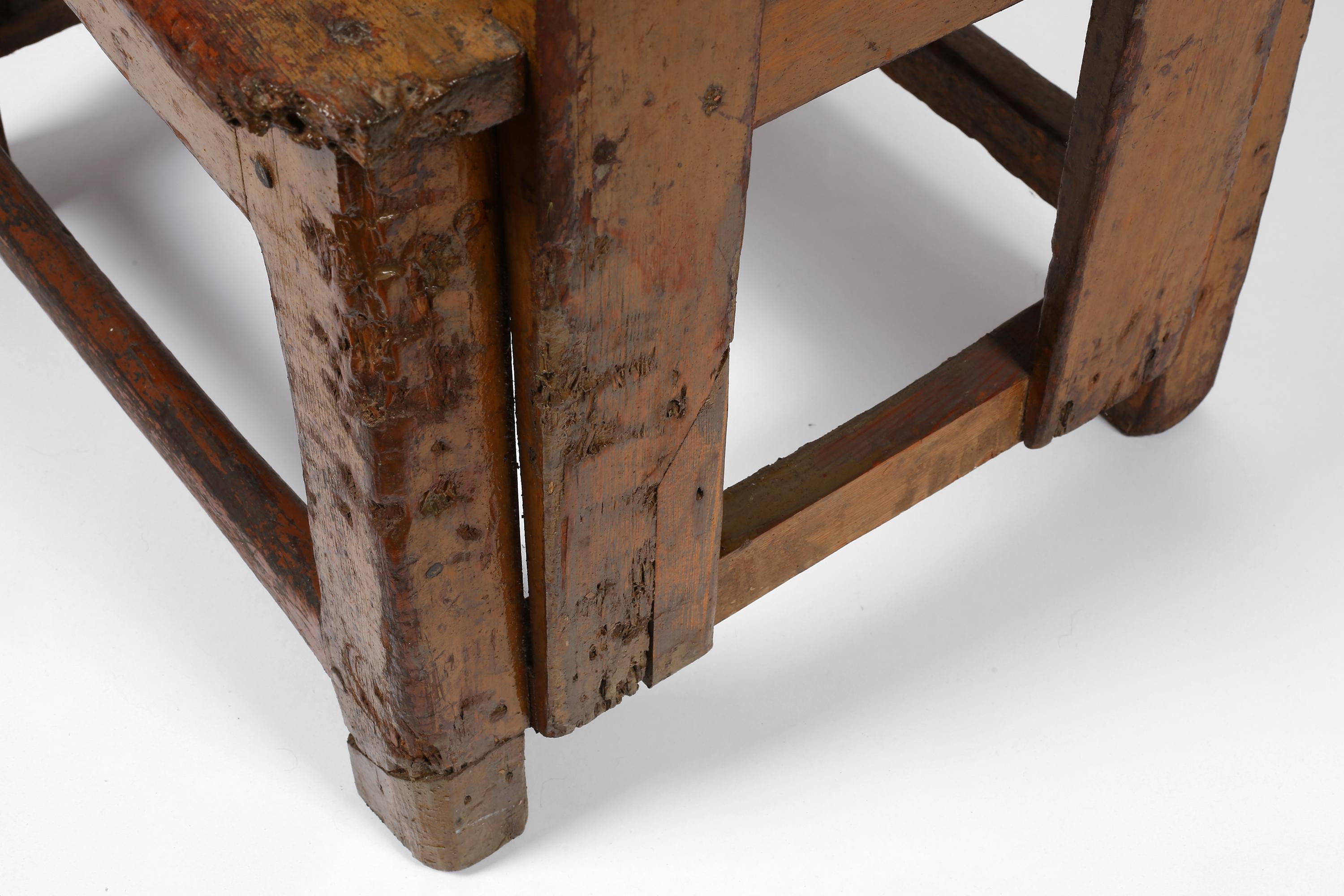 Rare chaise vernaculaire écossaise des Orcades du 18e siècle en vente 11