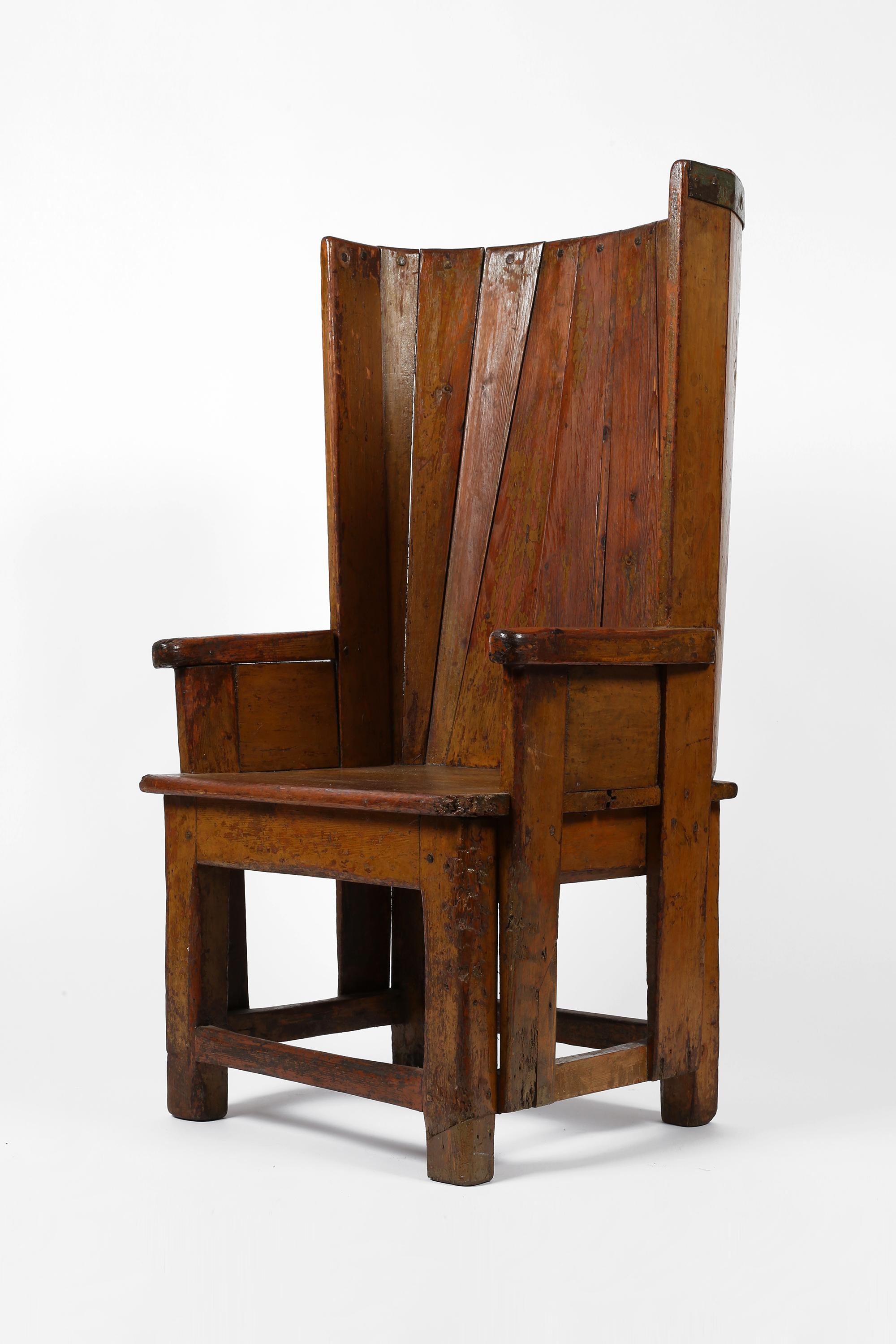 Rare chaise vernaculaire écossaise des Orcades du 18e siècle Bon état - En vente à London, GB