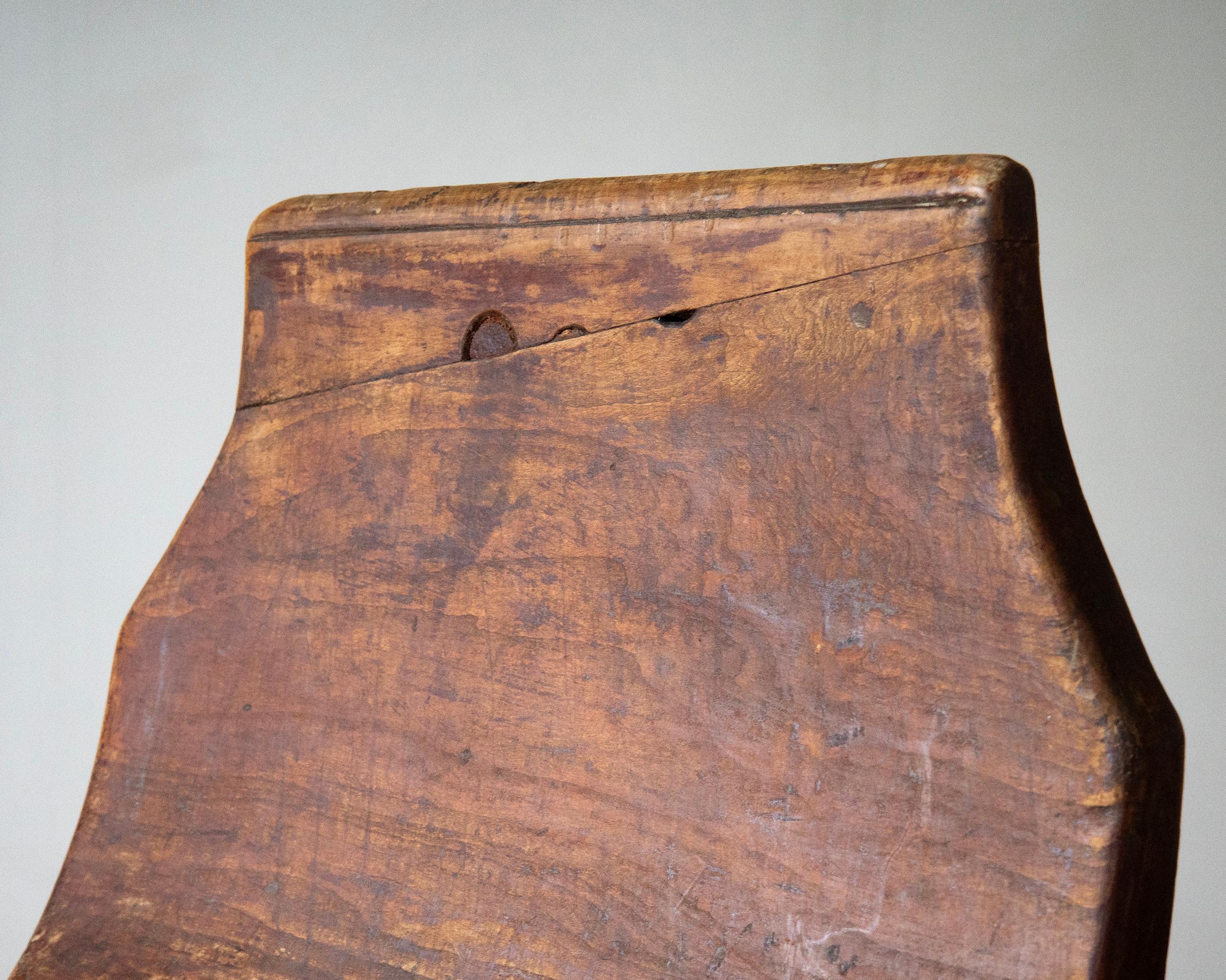 Rare 18th Century Swedish Folk Art Chair In Good Condition In Allerum, SE