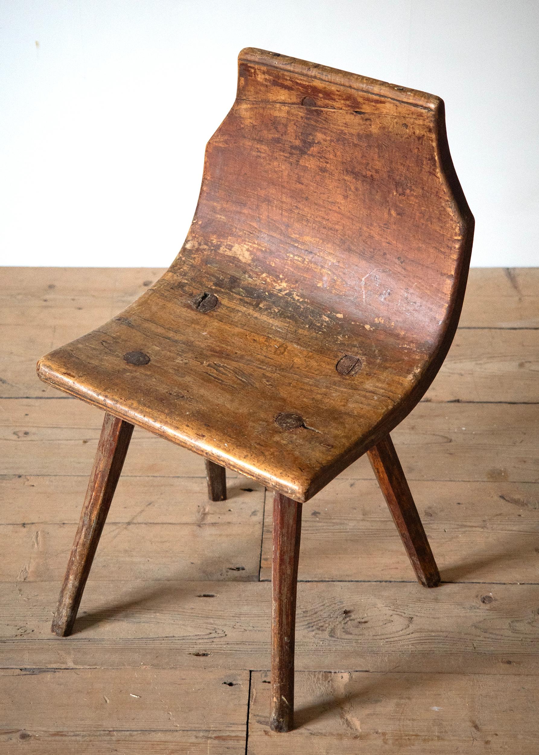 Rare 18th Century Swedish Folk Art Chair 2