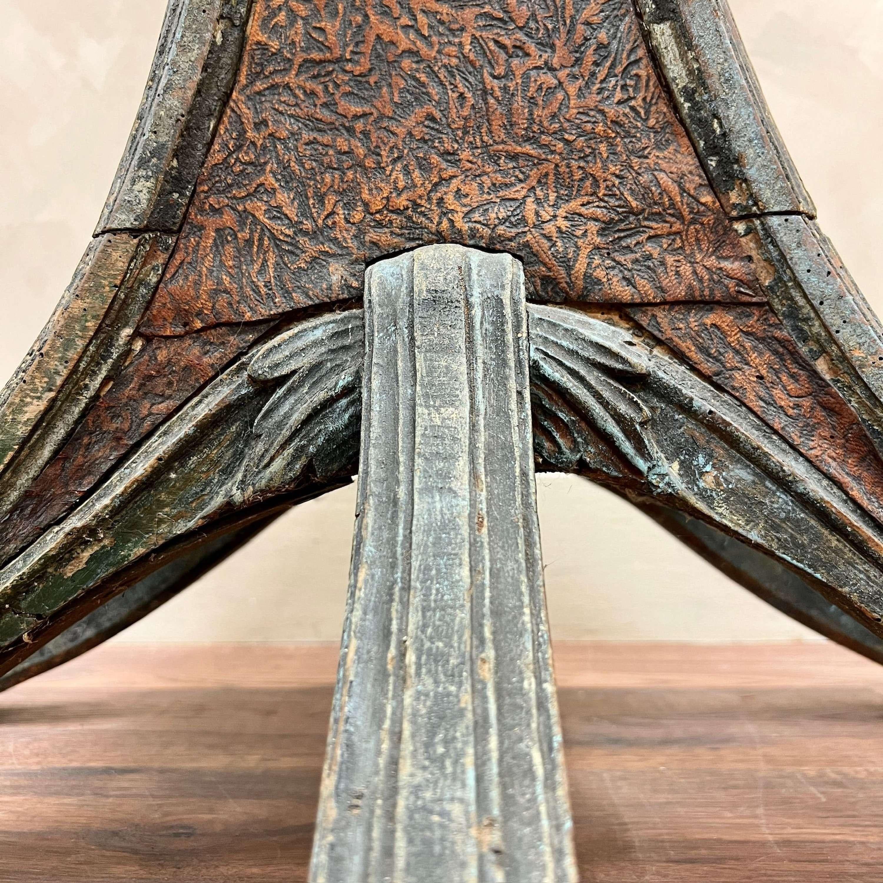 Rara sedia a gondola veneziana del XVIII secolo 4