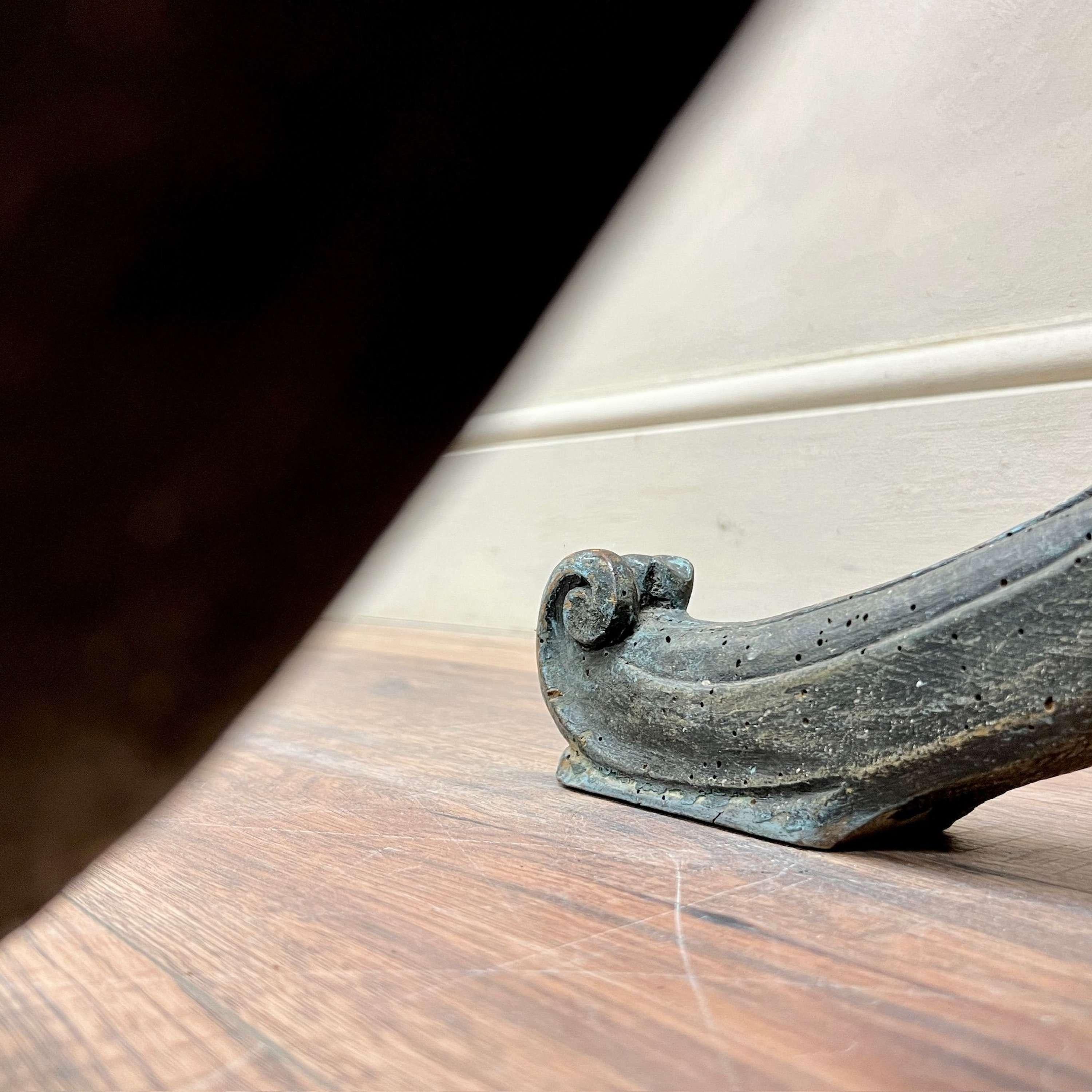 Rara sedia a gondola veneziana del XVIII secolo 10