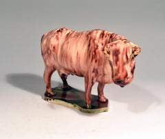18th Century Whieldon-Type Creamware Pottery Cow