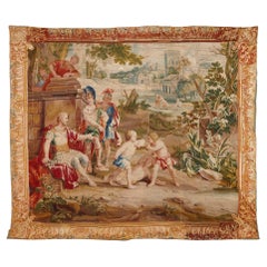 Rare 18th Century Wool and Silk Tapestry by Leyniers