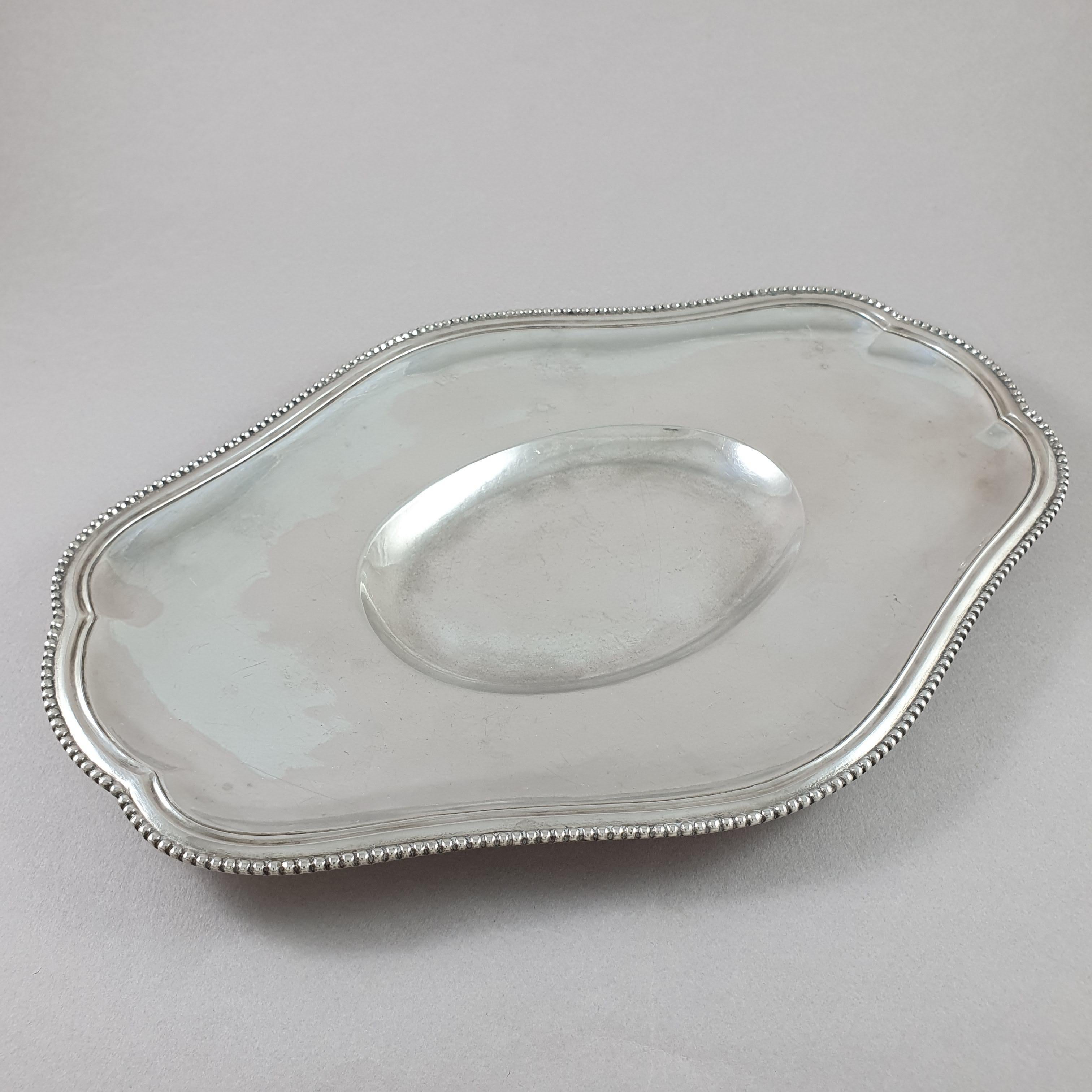 Rare 18th French Sterling Silver Sauce Boat 2