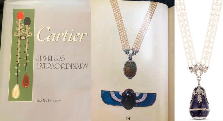  1900s Cartier Platinum Diamond Enamel Bell form Pendant Watch with Necklace 12