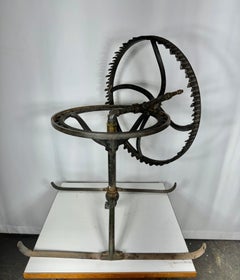 Rare 1914 Industrial cast Iron Lawn Sprinkler/Sculpture  Pennsylvania Rainmaker