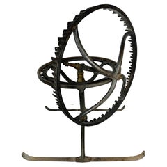 Rare 1914 Industrial cast Iron Lawn Sprinkler/Sculpture  Pennsylvania Rainmaker