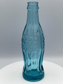 Rare 1915 “Ice Blue” Coca-Cola Bottle Embossed, Reed Glass, Patent Nov. 16, 1915
