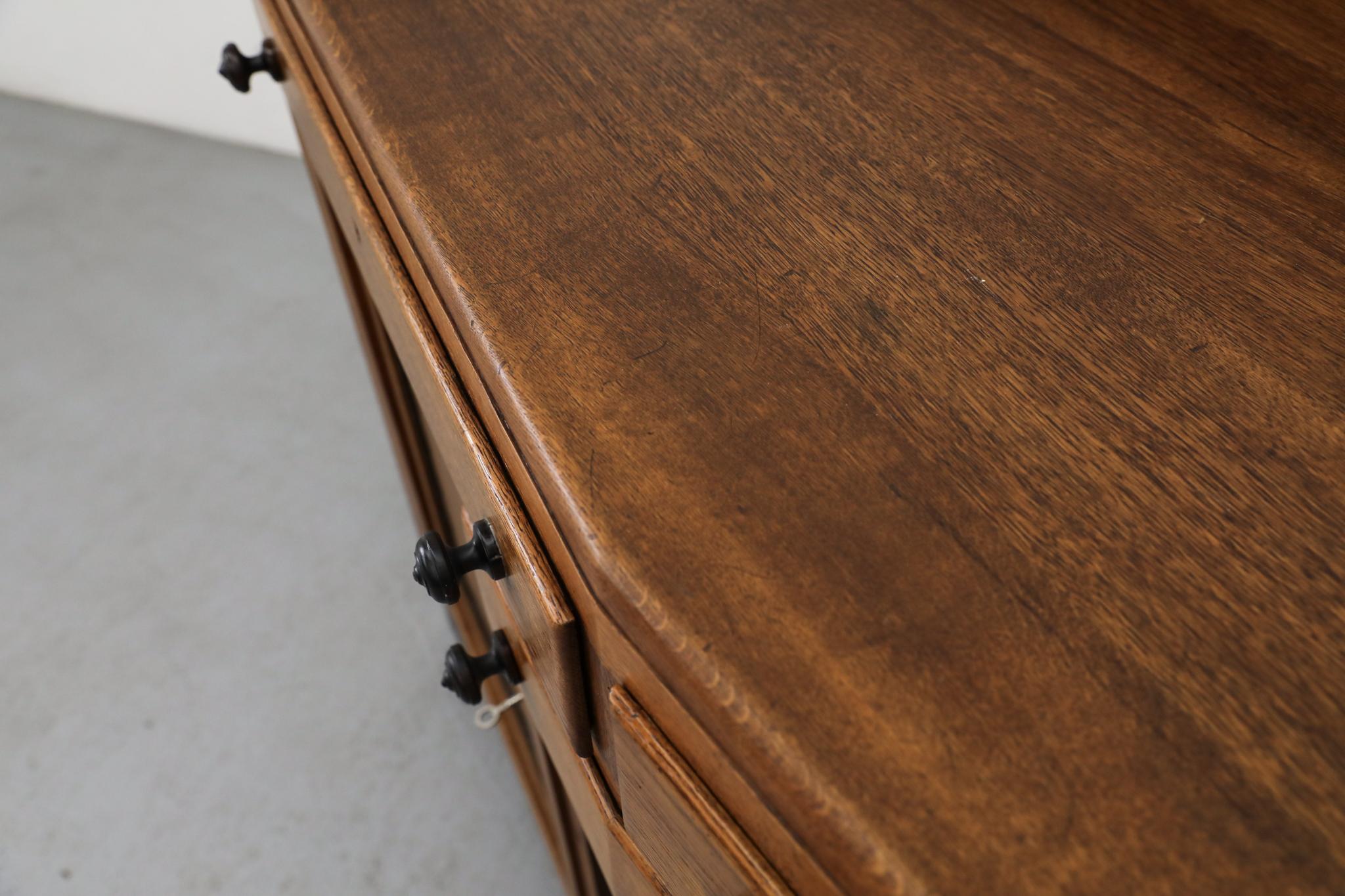 Raro comò della Scuola di Amsterdam Art Deco degli anni '20, in Oak, di Paul Bromberg per Pander in vendita 4
