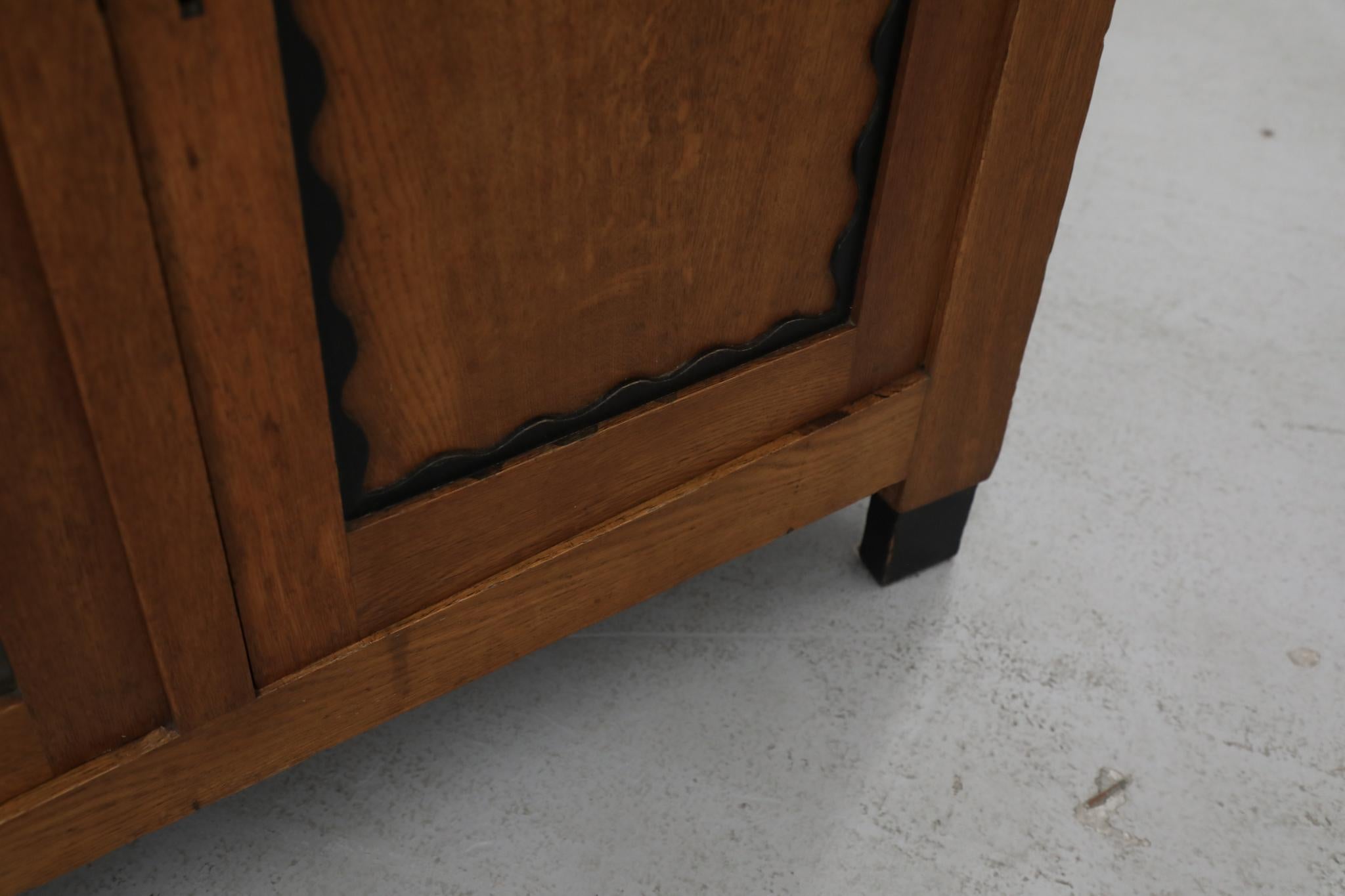 Raro comò della Scuola di Amsterdam Art Deco degli anni '20, in Oak, di Paul Bromberg per Pander in vendita 13