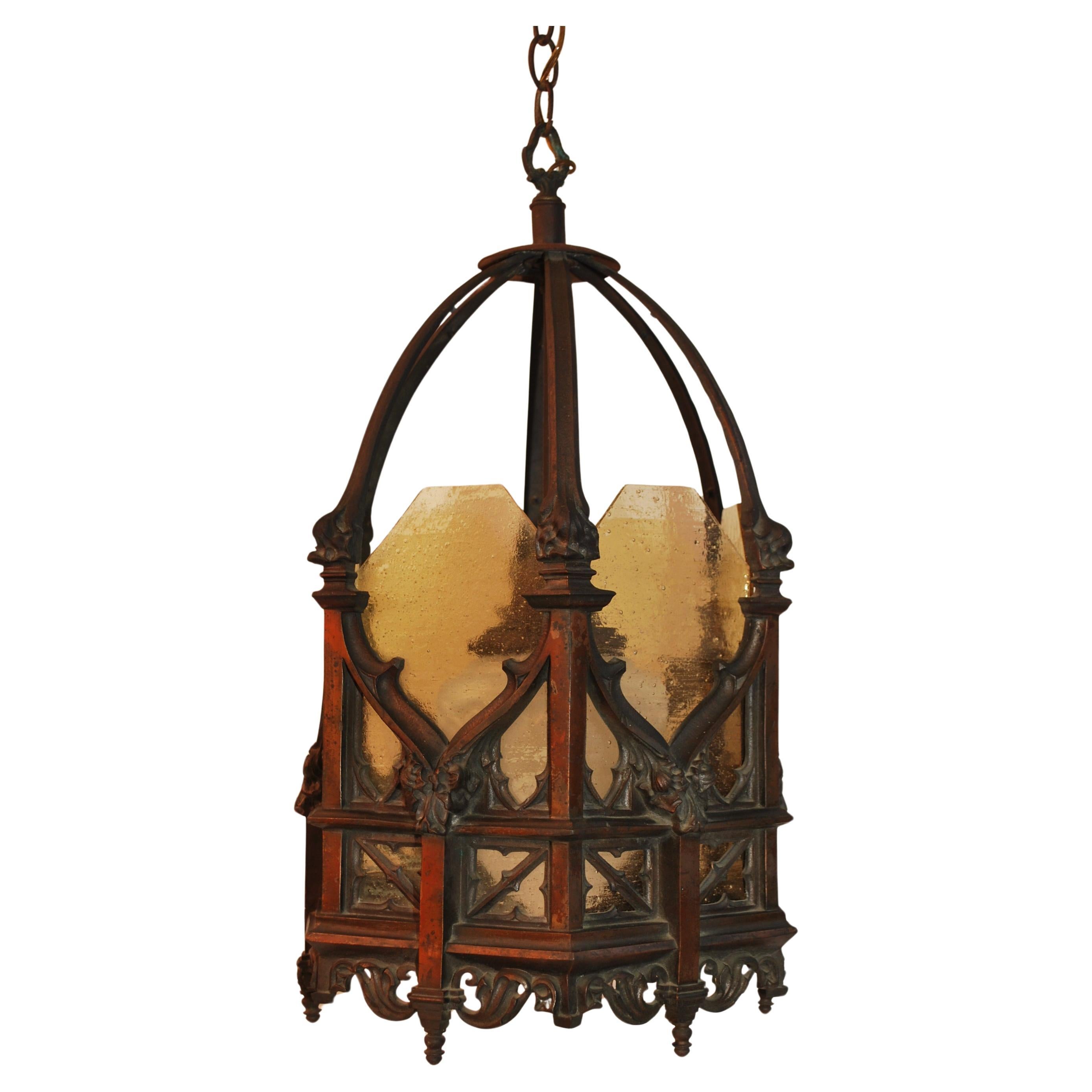 Rare 1920's Bronze lantern