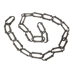 Rare 1920s Decorative Aluminum Chain Rare 1920s Decorative Aluminum Chain