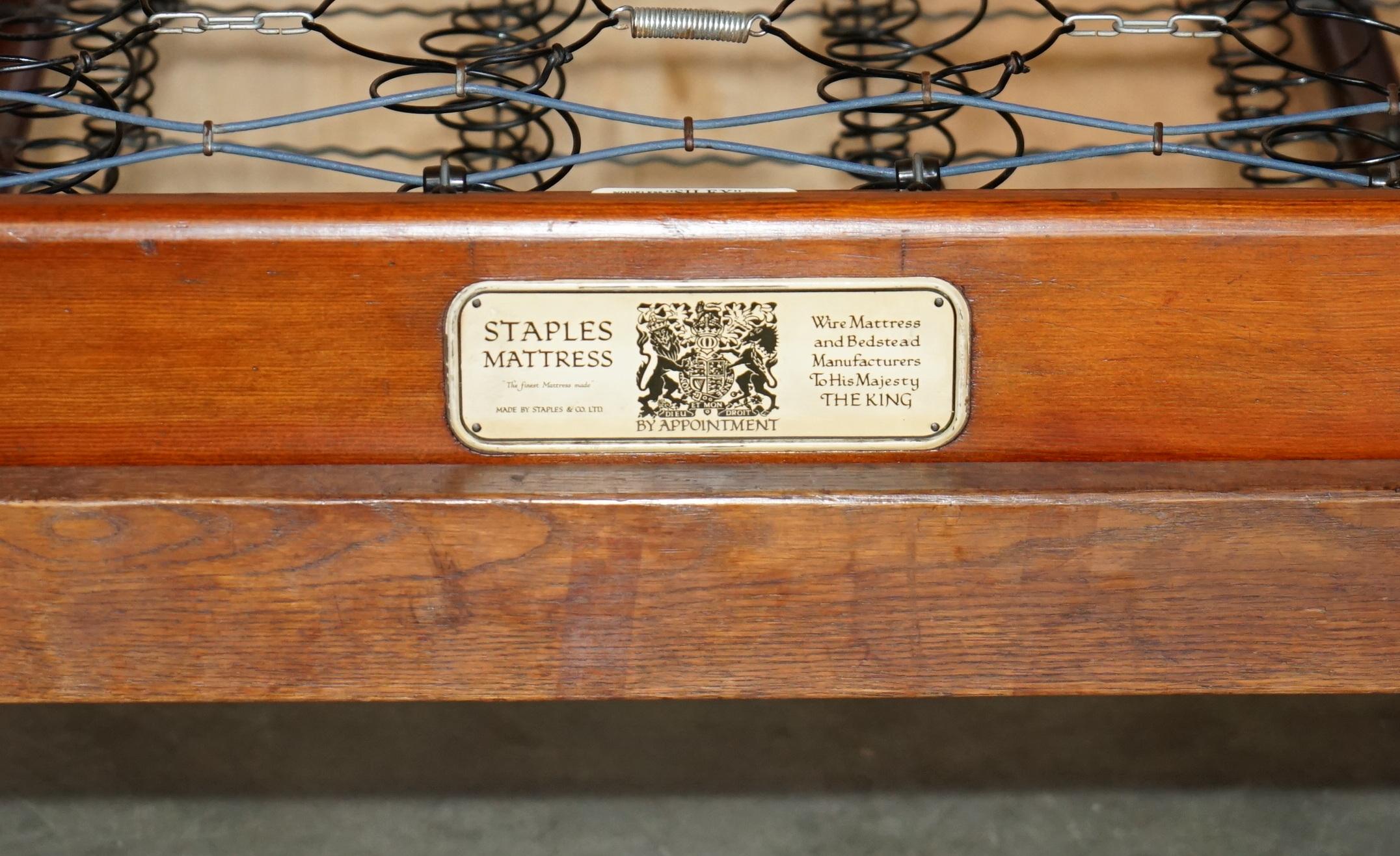 RARO MATRIMONIALE STAPLES DEGLI ANNI '20 ROBERT MOUSEMAN THOMPSON BEDSTEAD RARO ORiGINALE in vendita 2